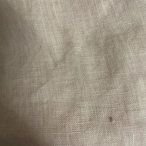 Francesca Bettini Italian Linen Shift Dress Size XS Tiered Bell Sleeves - Picture 9 of 9